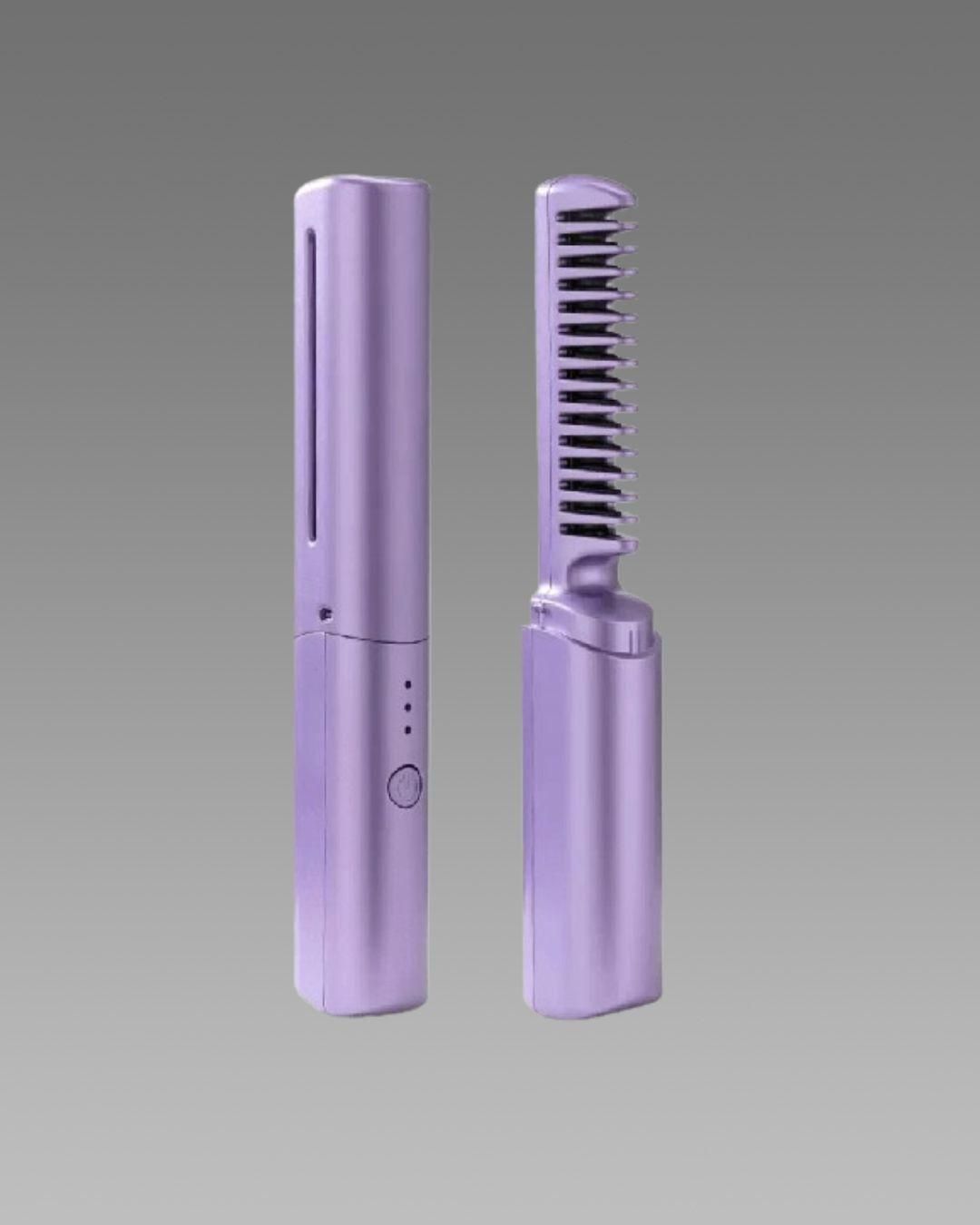 Portable Mini Cordless Hair Straightener – Hot Comb