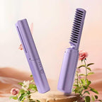 Portable Mini Cordless Hair Straightener – Hot Comb