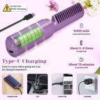 Portable Mini Cordless Hair Straightener – Hot Comb