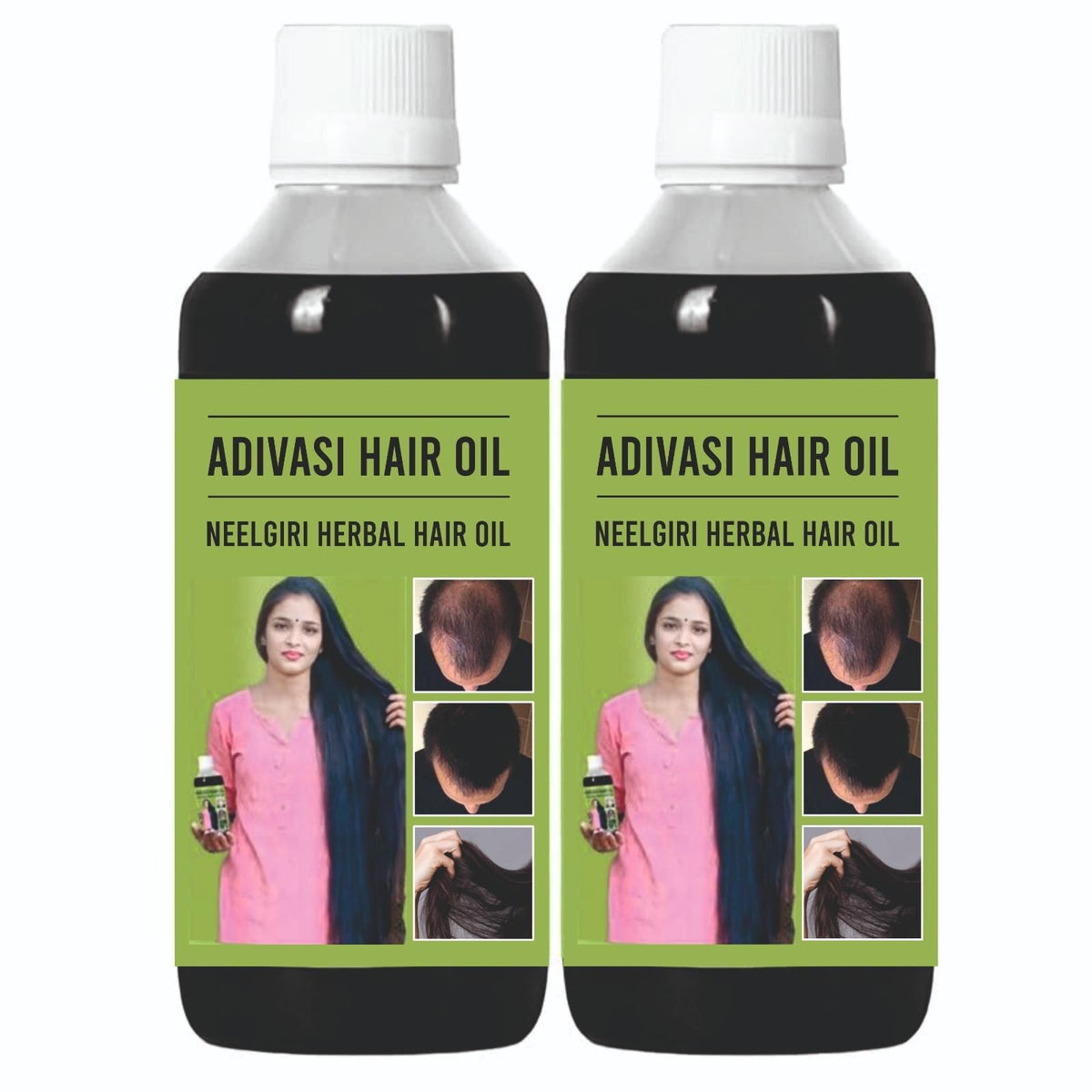 Original Adivasi Herbal Hair Oil 125ML (Pack of 2) - Natural Care for Gorgeous, Healthy Hair